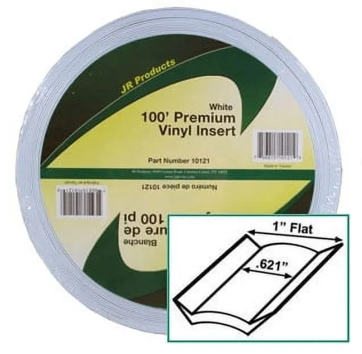 100' Premium Vinyl Insert, Wht